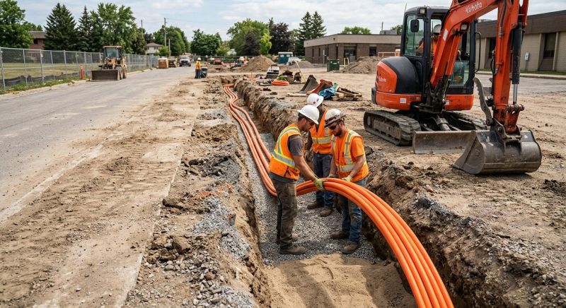Buried Conduit Installation in Heber City, UT