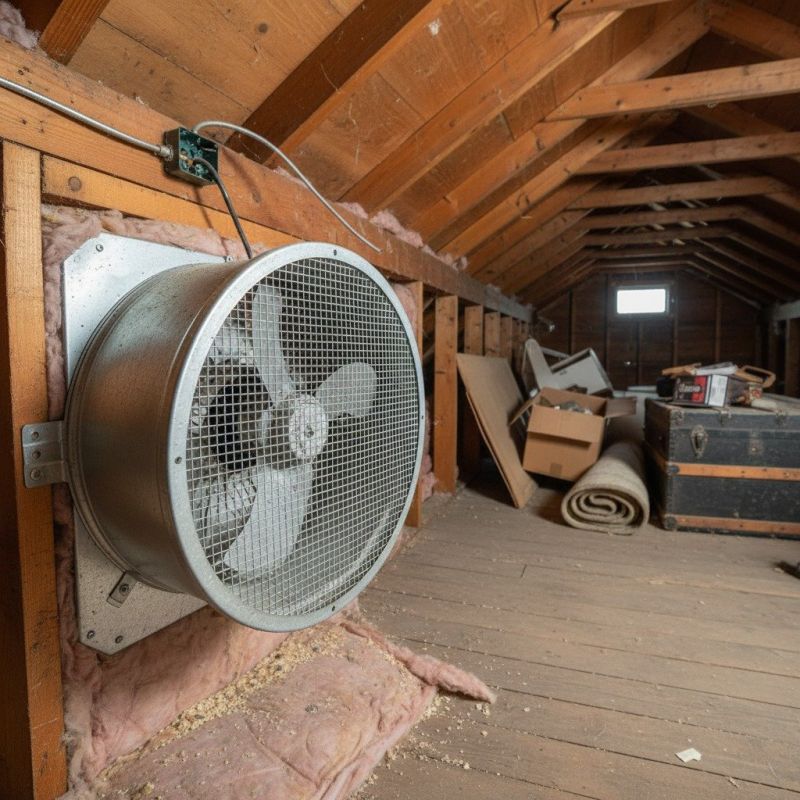 Attic Fan Replacement in Heber City, UT