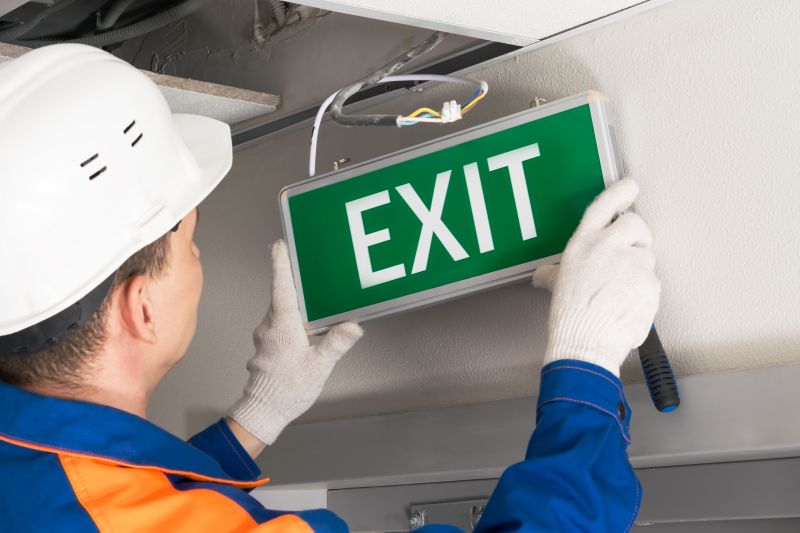 Fire Exit Sign Installation in Alpharetta, GA