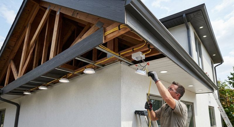 Soffit Lighting Wiring in Heber City, UT