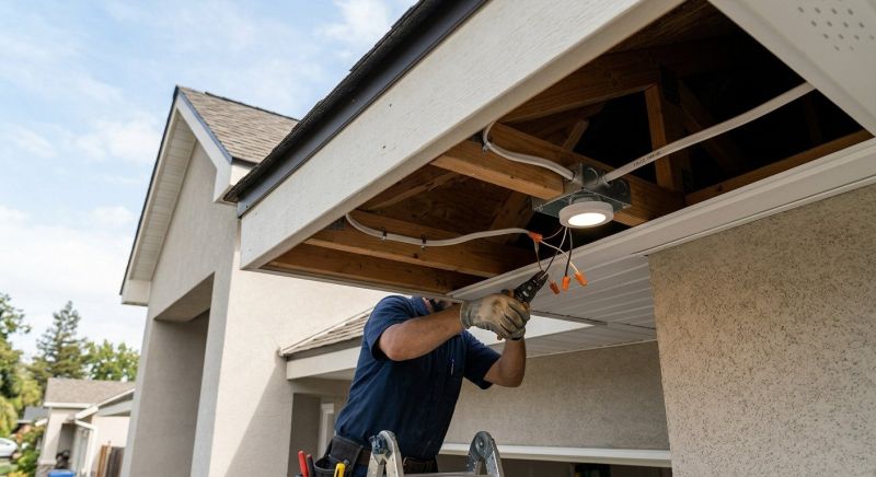 Soffit Lighting Wiring in Heber City, UT
